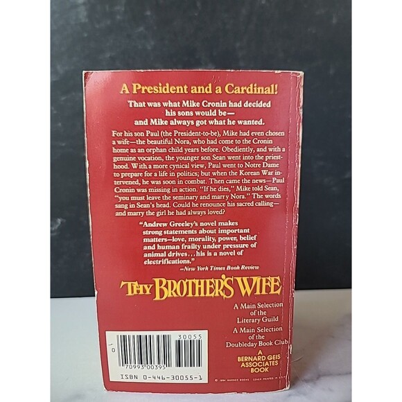 Thy Brother's Wife By Andrew M. Greeley Paperback - Picture 9 of 10